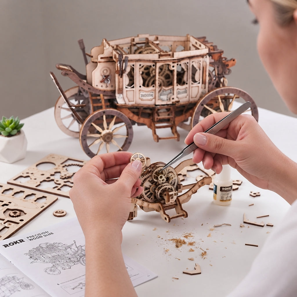 Carrosse Vintage -Puzzle 3D