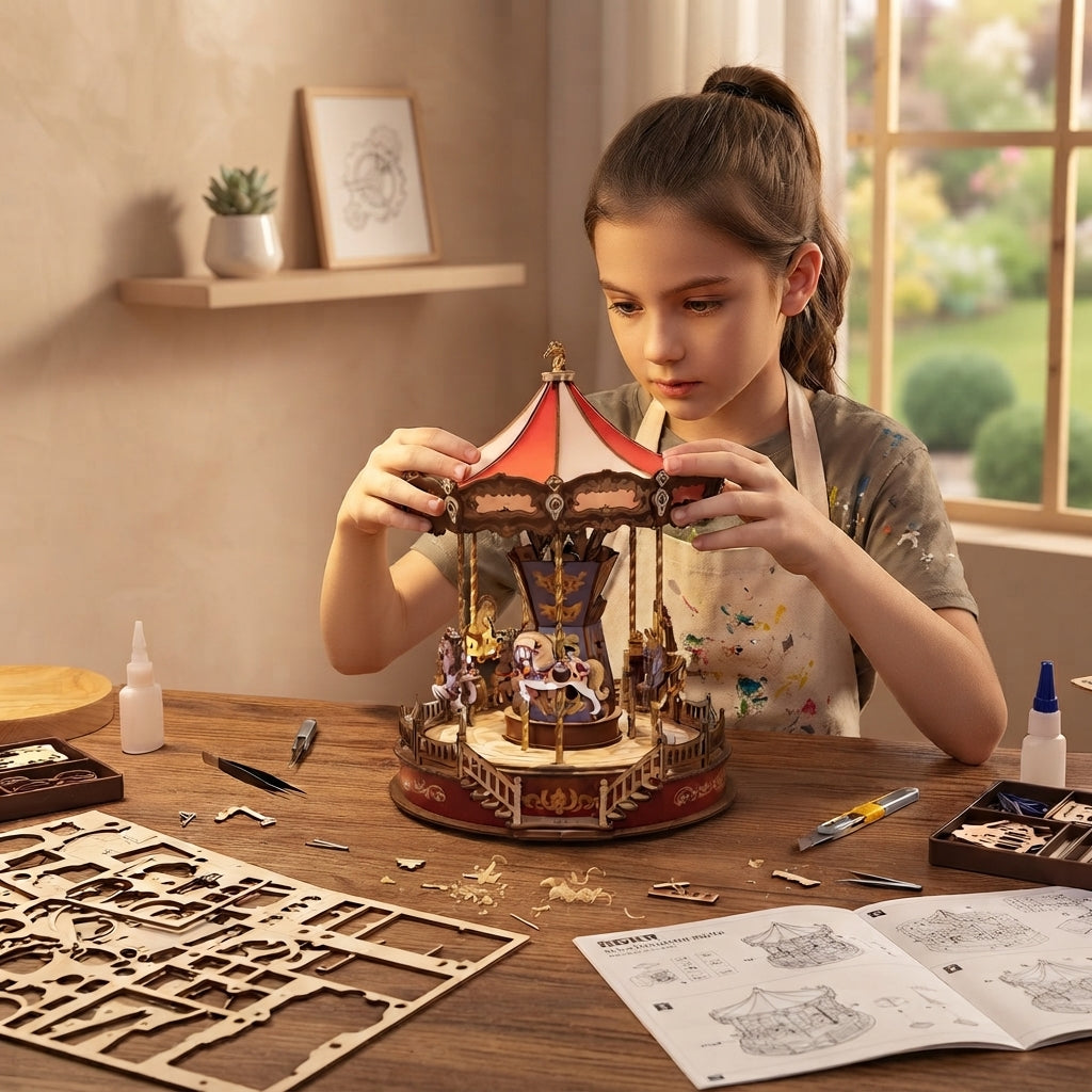 Carrousel Musical - Puzzle 3D