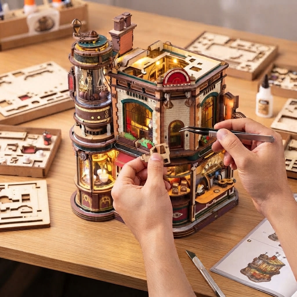 La Maison du Café — Puzzle 3D
