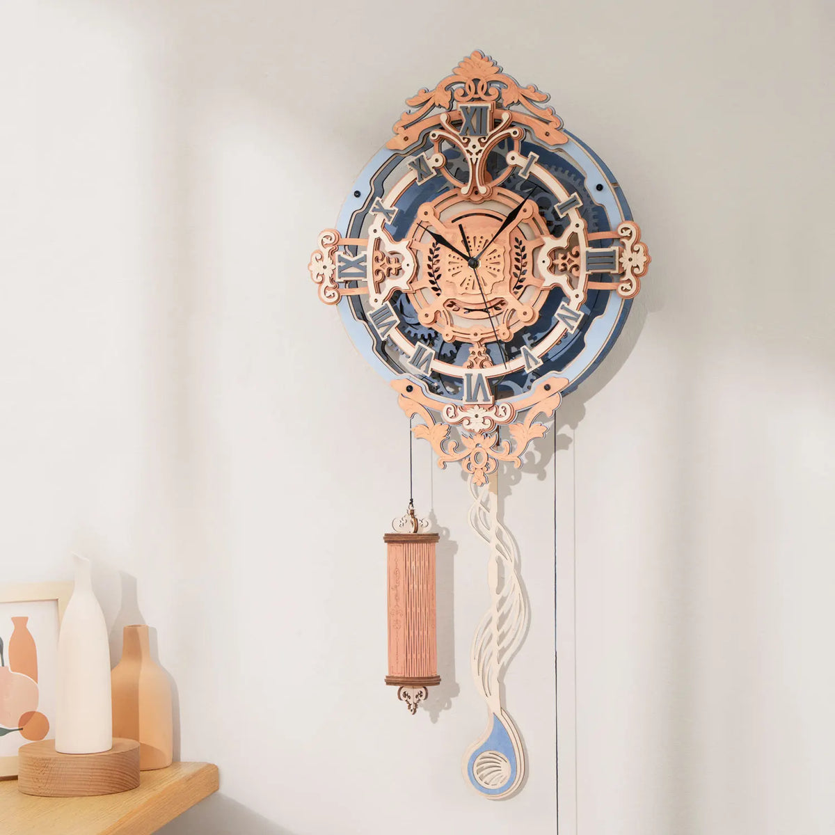 Horloge Murale - Puzzle 3D