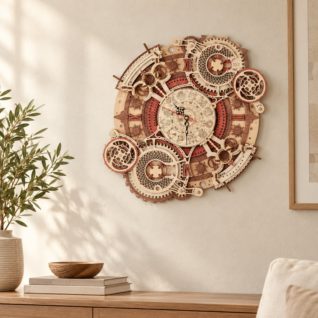 Horloge Steampunk — Puzzle 3D