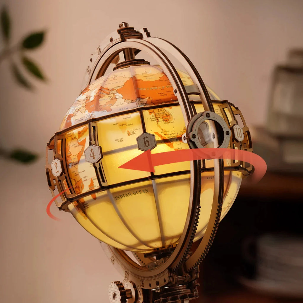 Globe terrestre lumineux - Puzzle 3D
