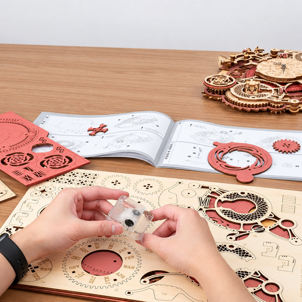 Horloge Steampunk — Puzzle 3D