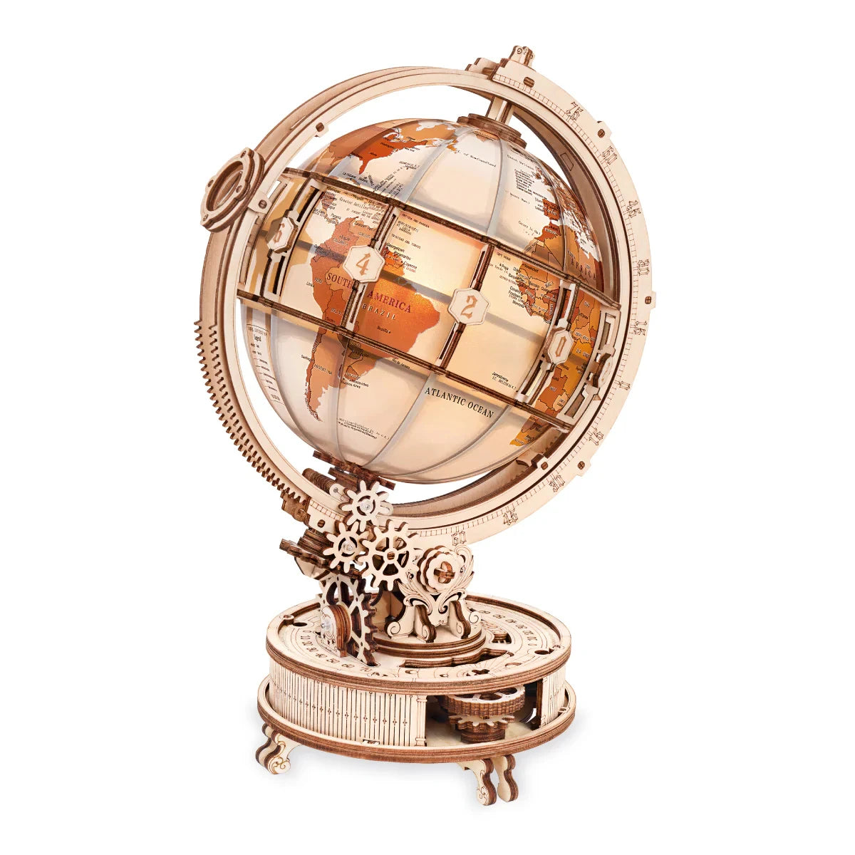 Globe terrestre lumineux - Puzzle 3D