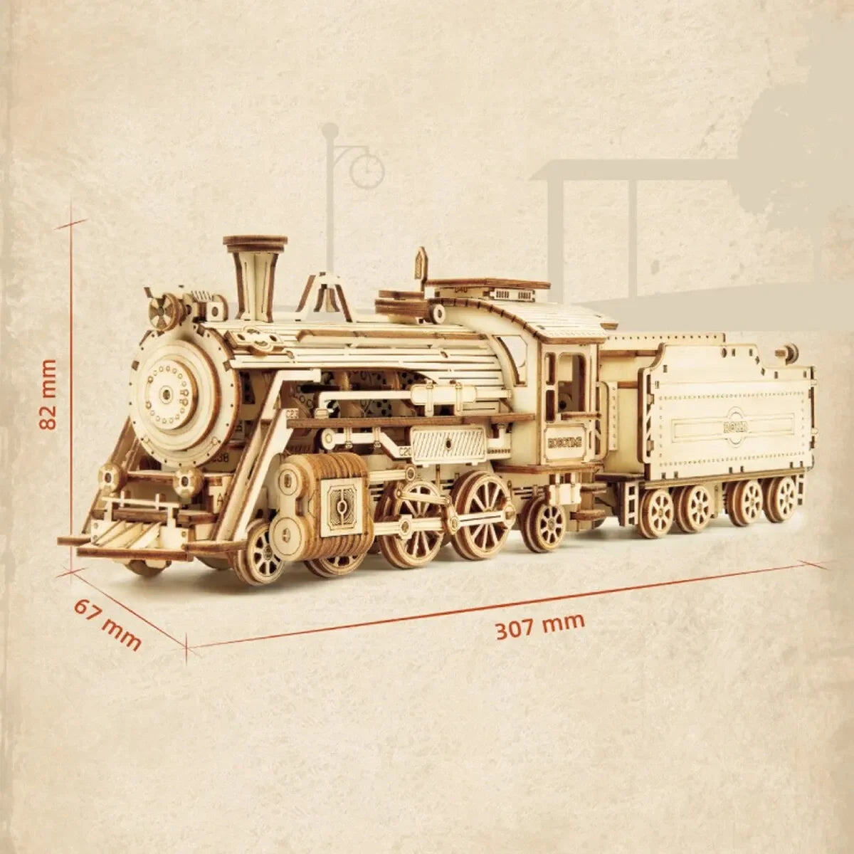 Locomotive - Puzzle 3D
