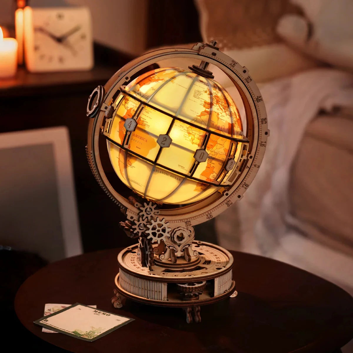 Globe terrestre lumineux - Puzzle 3D