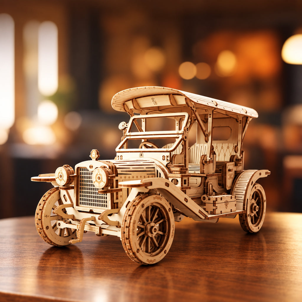 Voiture Vintage - Puzzle 3D