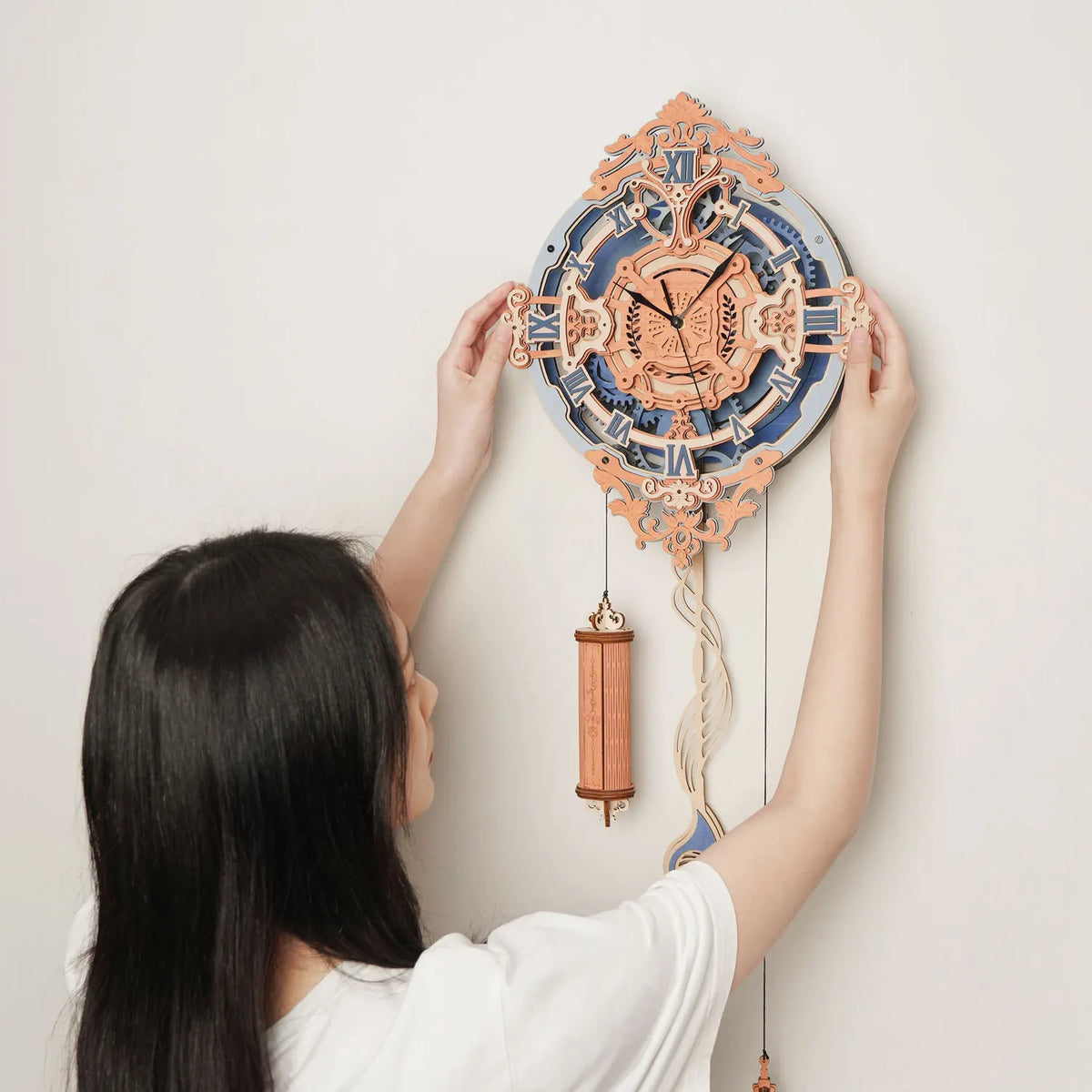 Horloge Murale - Puzzle 3D