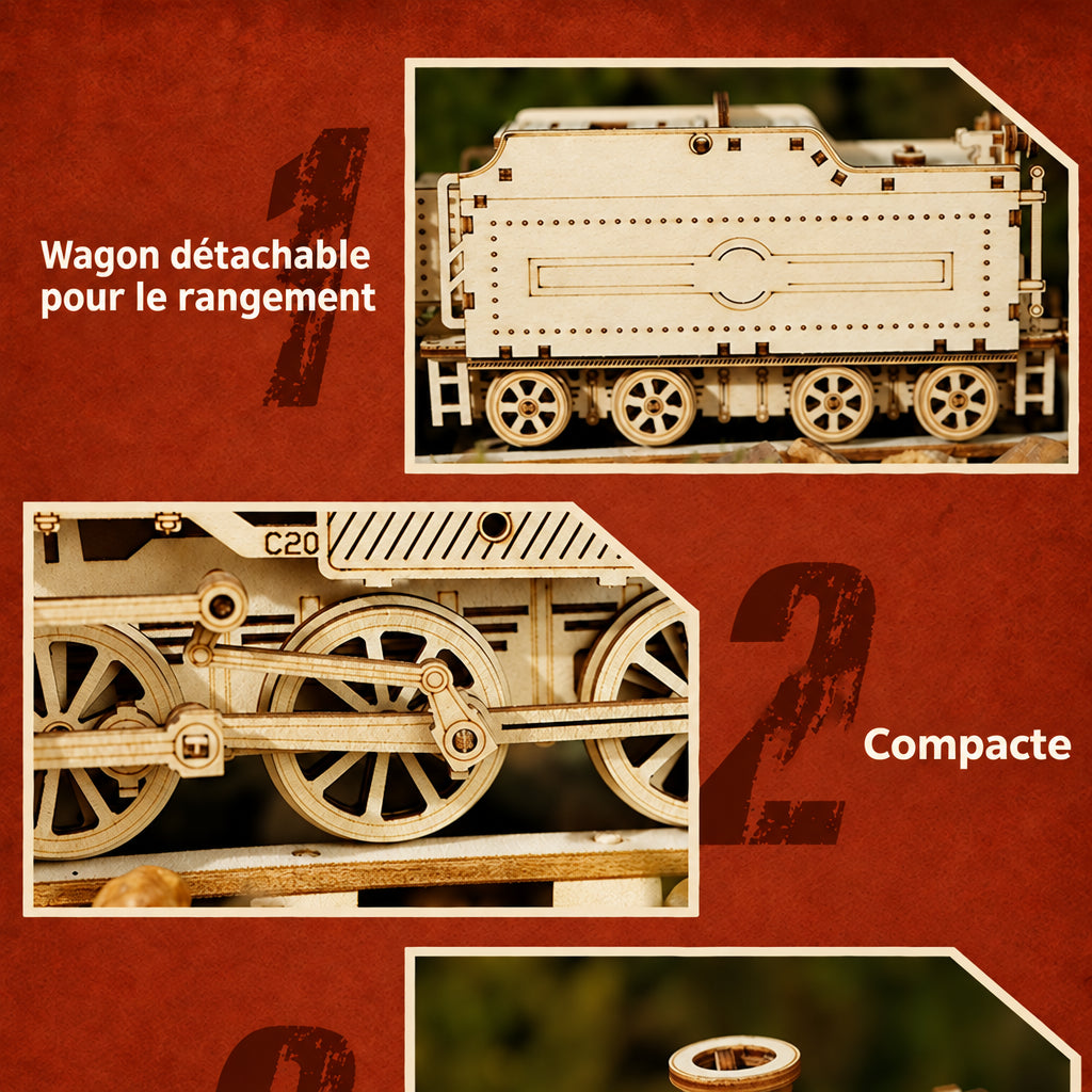 Locomotive - Puzzle 3D